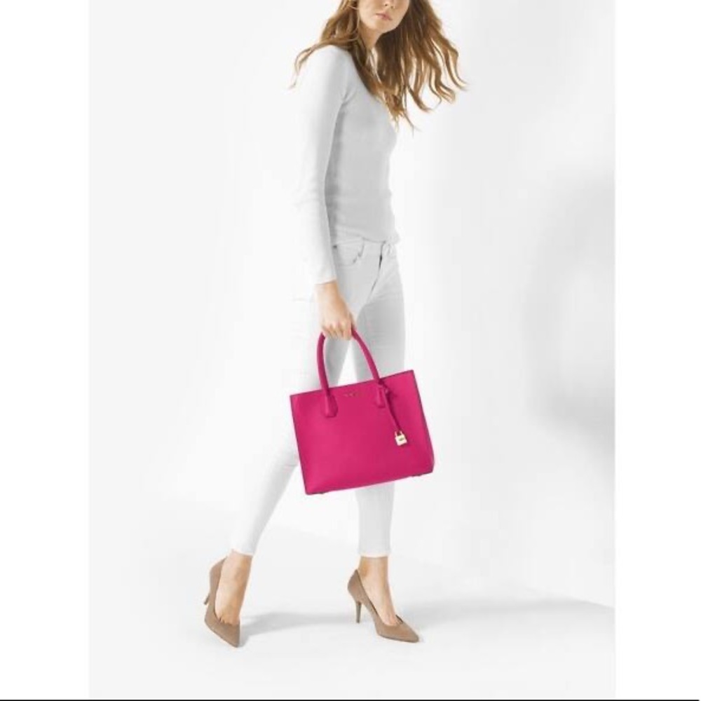Michael Kors MK Ultra Pink Medium Size Tote